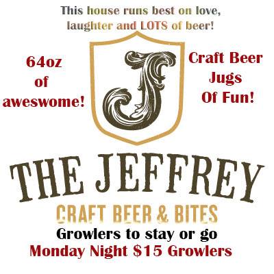 The Jeffrey Craft Beer and Bites Logo